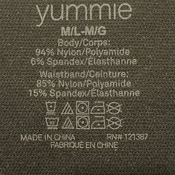 Yummie Black Full Length Seamless Leggings‎ - Picture 3 of 5